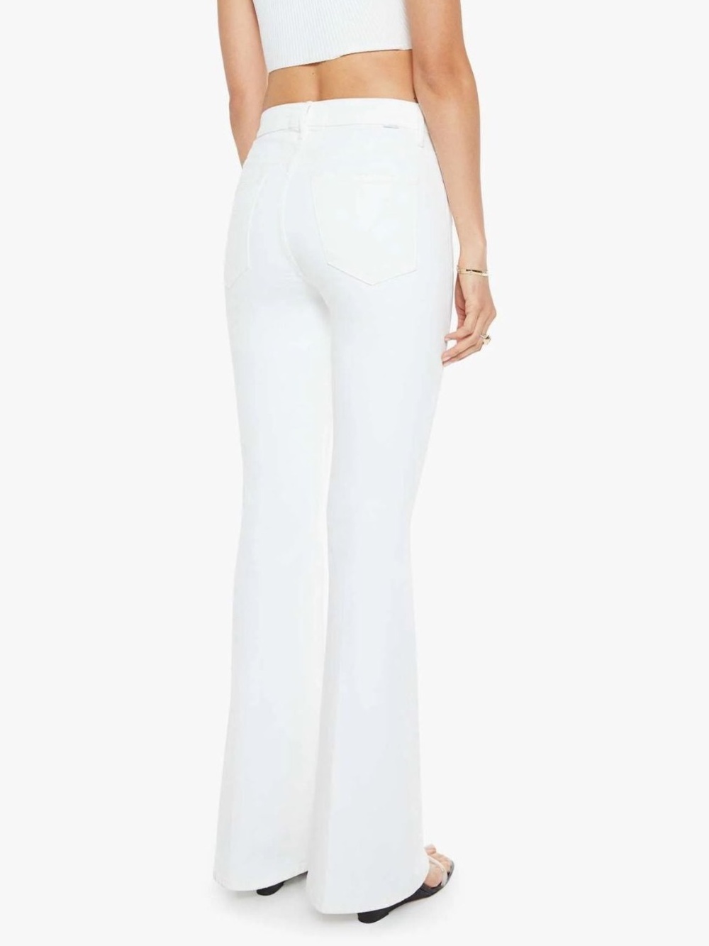 MOTHER Superior The Weekend Flare Jeans in Totally Innocent Size 27 - Picture 3 of 16
